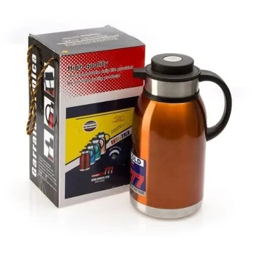 Hot And Cold Water Flask - Brown - 1.8L