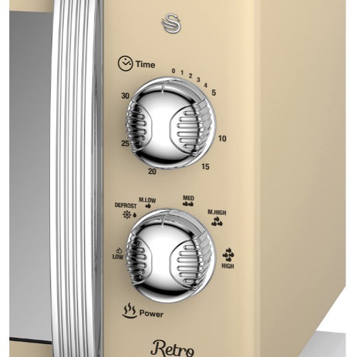Retro Manual Microwave -20 Litres - 800 Watts
