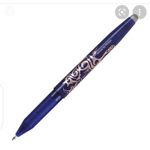 12pcs Gp-688 0.5mm Erasable Pen - Blue And Black