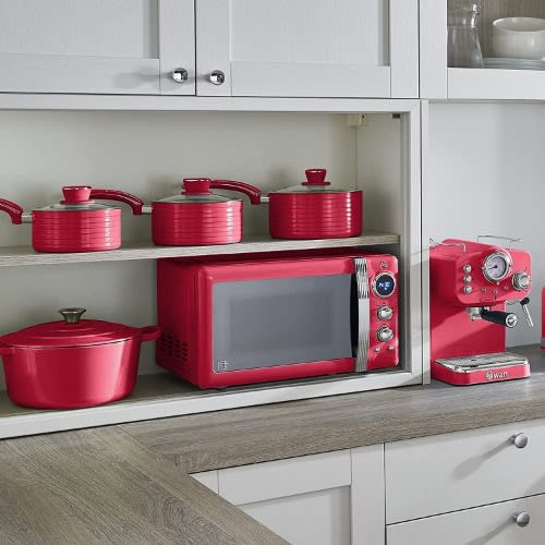 Retro Manual Microwave - 20L - 800W
