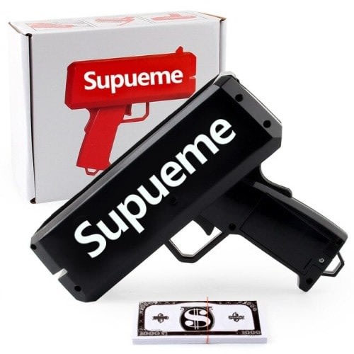 Money Gun Spraying Machine - Black