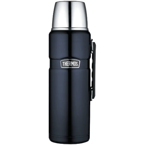 Genuine Stainless Steel 1.2 Lt Bottle Flask- Midnight Blue
