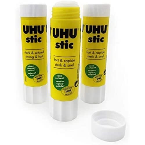 Uhu Glue Stick - 8.2g - Set Of 3
