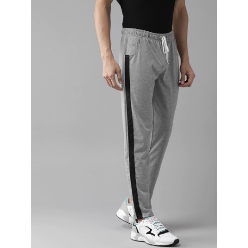 Plain Grey Jogger With Black Line Pant