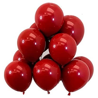 Helium Balloon - 100pcs - Ruby Red Balloon