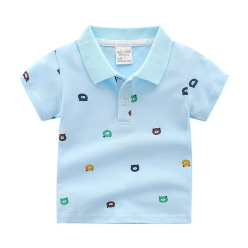 Infants  Polo Shirt - Light Blue