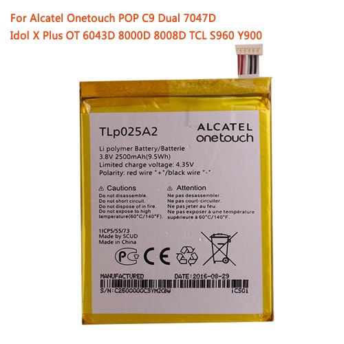 Replacement Battery For Alcatel One Touch Onetouch  Tlp025a2 /tlp025a1