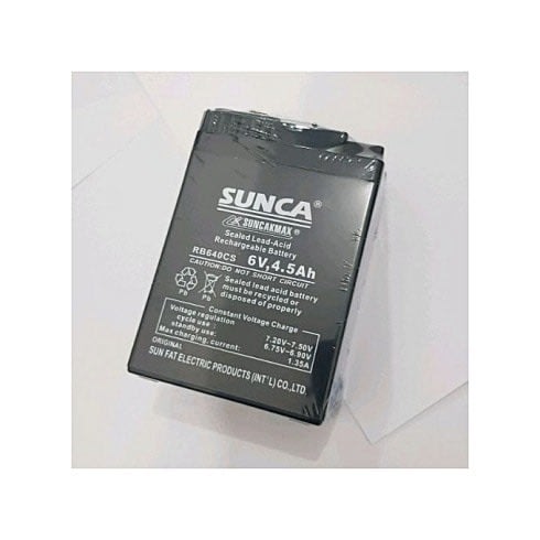 Sunca 6v 4.5ah Sealed Lead-acid Rechargeable Battery-pull-out -  Pack Of 2pcs