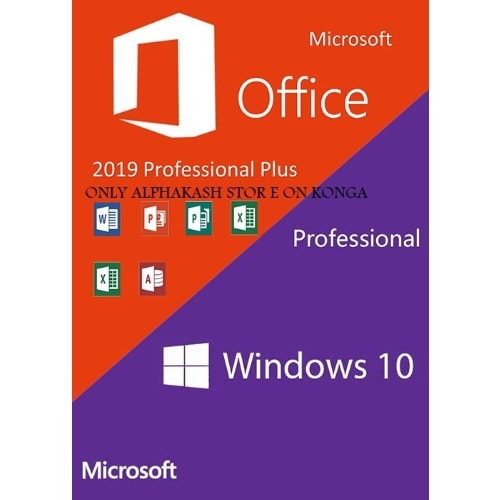 Windows10 Pro Oem + Office 2019 Professional Plus Cd Keys Pack
