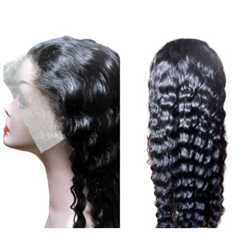 Full Frontal Curly Human Hair Wig