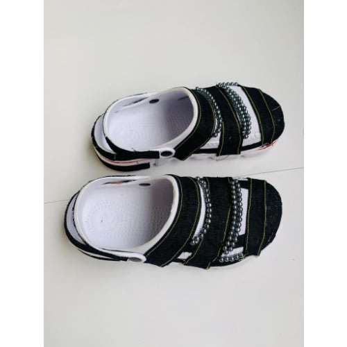 Bling Custom Clogs Sandal -White