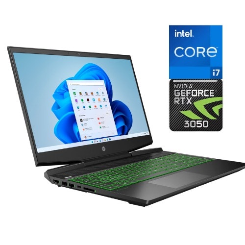 Pavilion Gaming 15-11th Gen -Intel Core I7-8GB RAM- 512GB SSD+1TB HDD- Nvidia Rtx 4GB- Wins 11