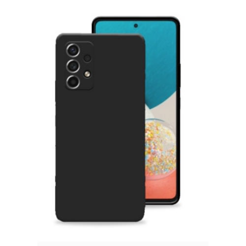 Silicon Back Case For Samsung A73 - Black