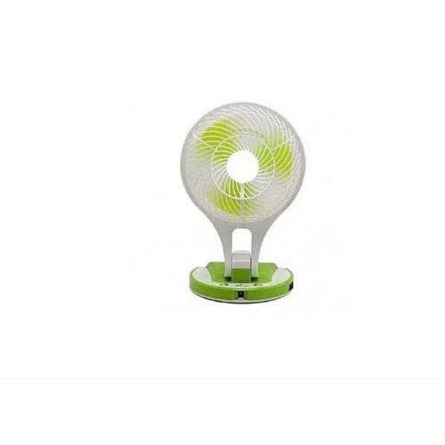 Jr-5580 Mini Rechargeable Fan With Led Light