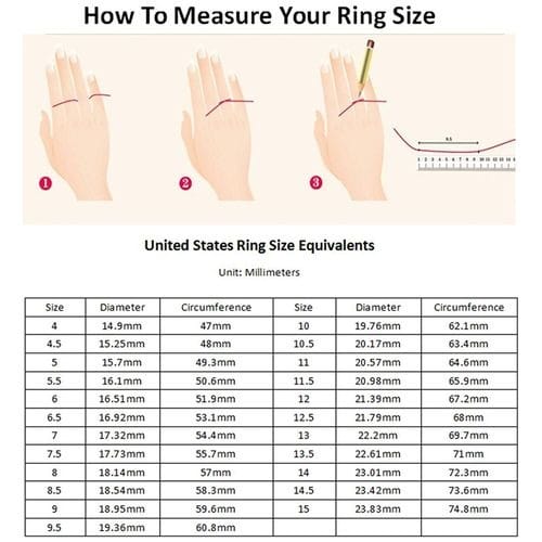 2-Piece Non-fade Sterling Silver Stoned Wedding Ring Set