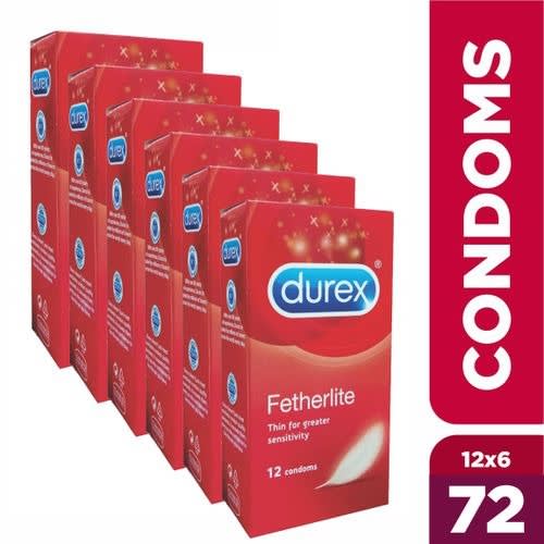 Featherlite Condoms - 6 Packs Of 12pcs