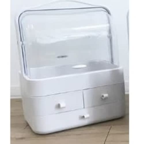 Cosmetics Storage Box With Top Handle