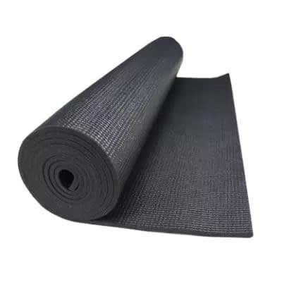 Yoga Exercise Mat With Carrying Bag - Black