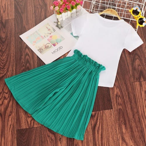 Sequins Chiffon Pant Set