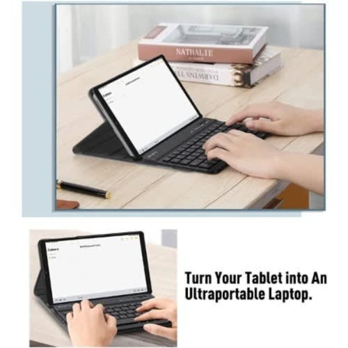 Keyboard Case For Samsung Galaxy Tab A7 Lite 8.7" - Model Sm-t220/t225/t227