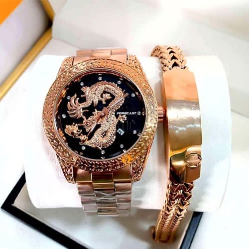 Ruggard Classic Wristwatch With Handchain