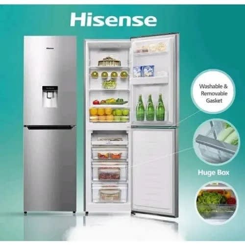 Ref-35dcb-rd Double Door Bottom Freezer Refrigerator With Dispenser - 264L - 160W