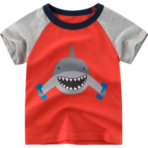 Shark Print Top