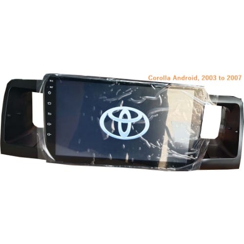 Corolla 2003 - 2007 Car Android Gps Navigation Stereo  With Camera