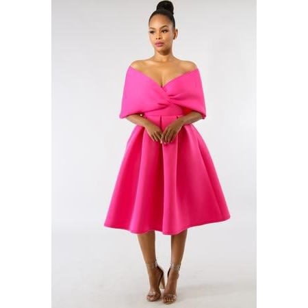 Batwingpink With Zipper And Two Pockets