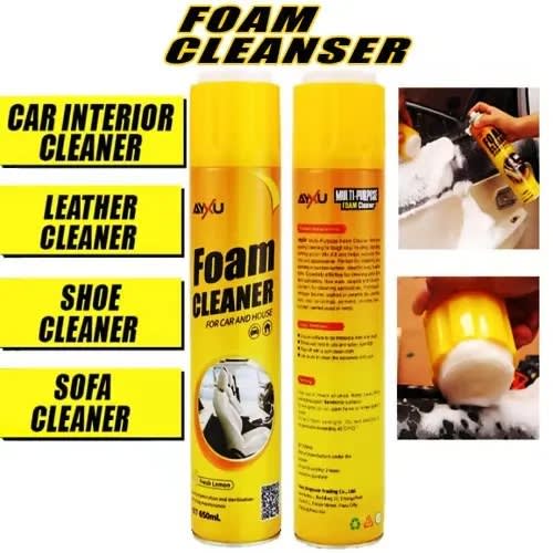 Multifunctional Axyu Foam Cleaner Spray - Lemon Scent - 650ml