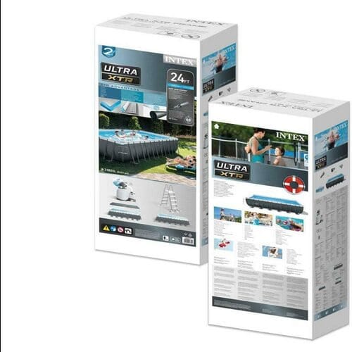 7.32m X 3.66m X 1.32 Cm Rectangular Ultra Frame Swimming Pool
