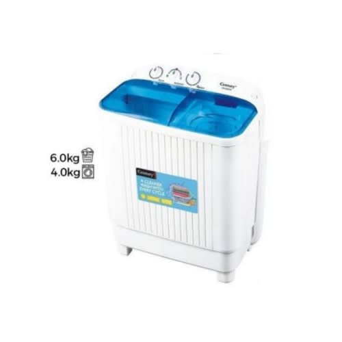 Twin Tub Semi Automatic Washing Machine - Cw8522-b- White - Washing 6kg + Spinning 4.0kg