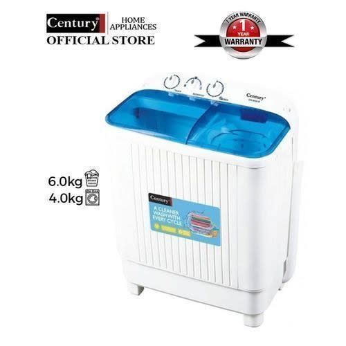 6kg Twin Tub Washing Machine With Spin Dryer - Cw-8522-b - Wash: 6kg, Spin:4.5kg