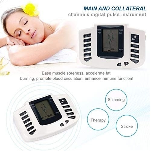 Electronic Pulse Massager - Therapy Stroke Slimming Machine For Pain Relief & Fitness