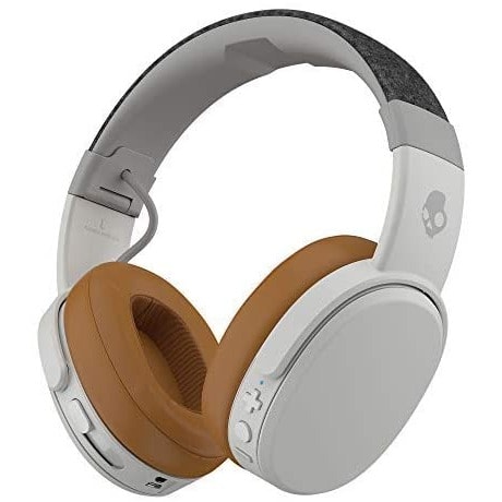 Crusher Wireless Over-ear Headphone - Gray/tan
