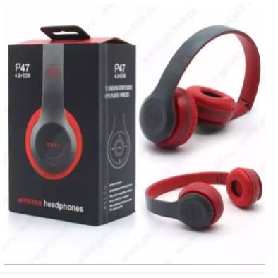 Wireless Bluetooth Headphone -  Red