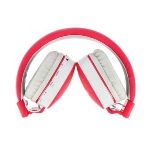 Ms-881a Wireless Bluetooth Headphone With Fm And Sd Card Slot - Red