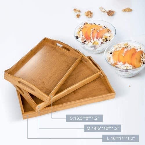 3 In 1 Bamboo Tray