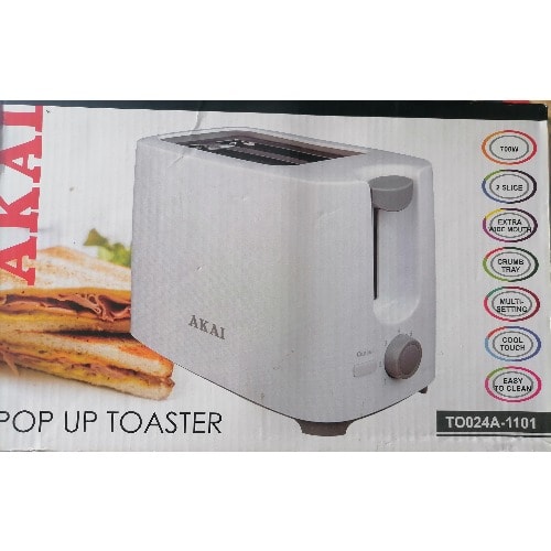 Pop Up Toaster - 2 Slice - 700W