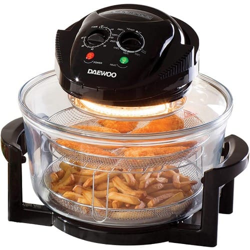 4-in-1  Deluxe  Halogen Air Fryer With An Extension Ring- 60min Timer - 17L - 1300W
