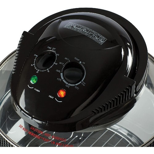 4-in-1  Deluxe  Halogen Air Fryer With An Extension Ring- 60min Timer - 17L - 1300W