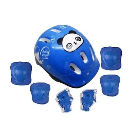 Kid's Helmet & Protective Wear - 7 Pieces