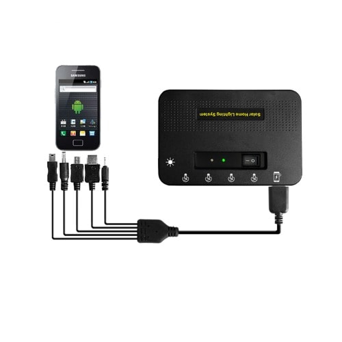 Off-grid Solar Lighting System With 4pcs X 2w Bright Led Lights