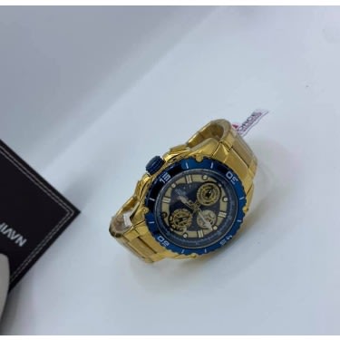 Men's Luxury Gold Bracelet Strap Wrist Watch