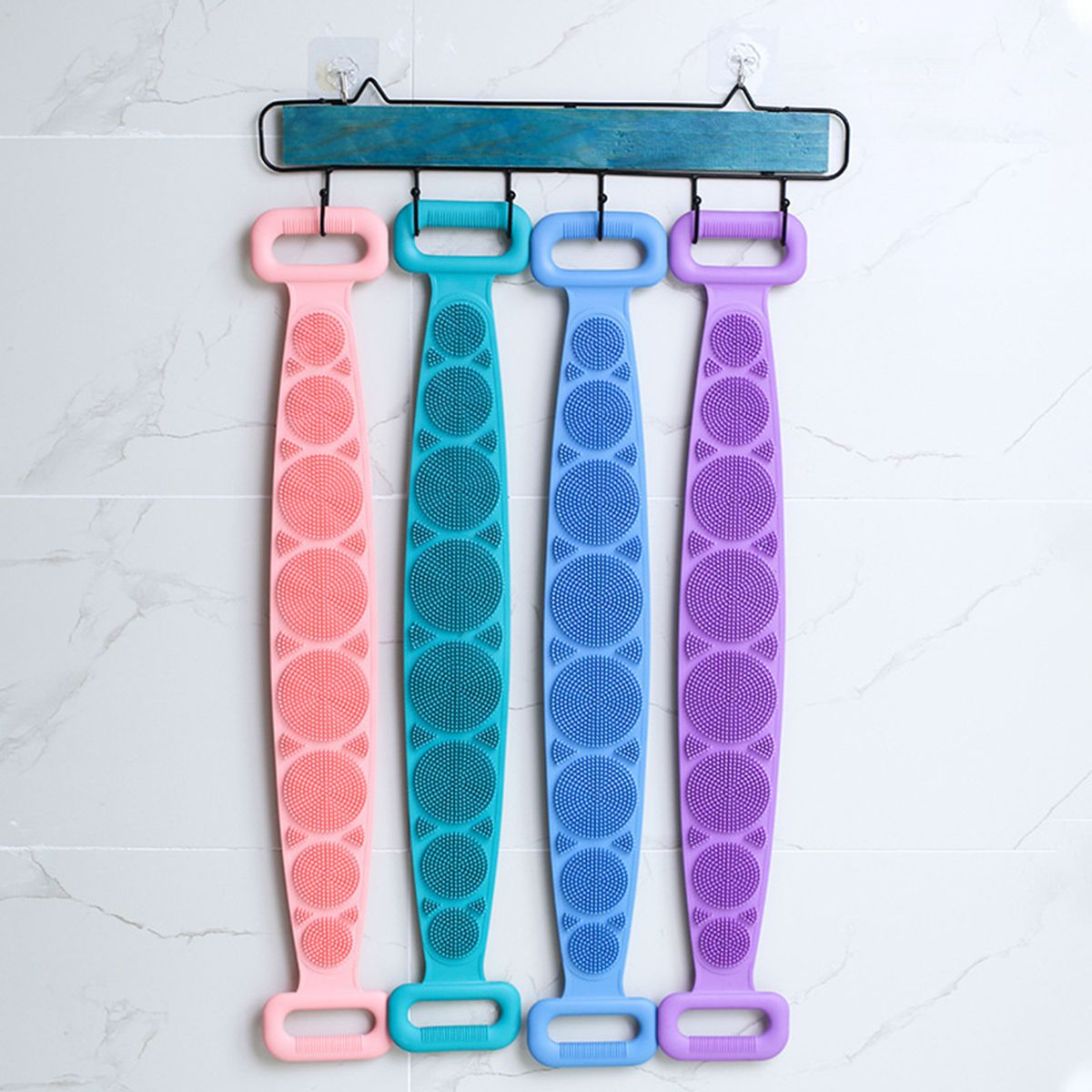 Silicone Bathing Brush Exfoliating Back Scrubber