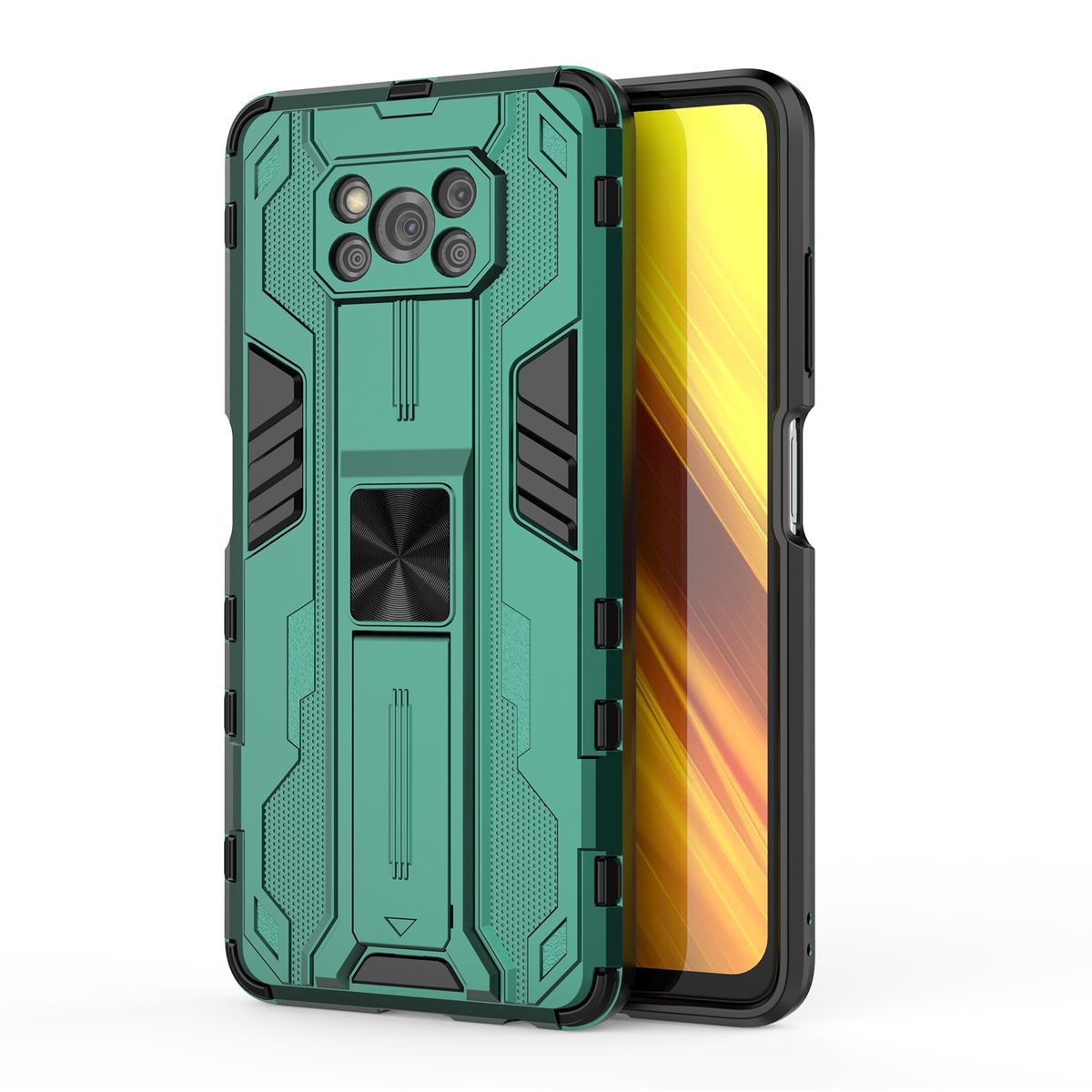 For Xiaomi Poco X3 NFC PC + TPU Case With Holder