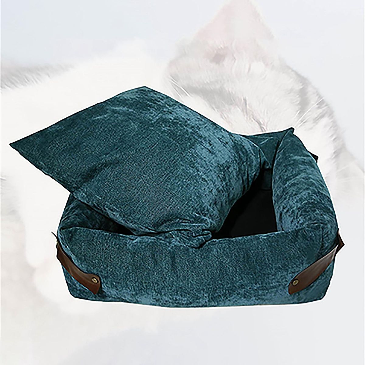 Pet Dog Bed Warm Cat Calming Mat Removable Kennel Washable Mattress