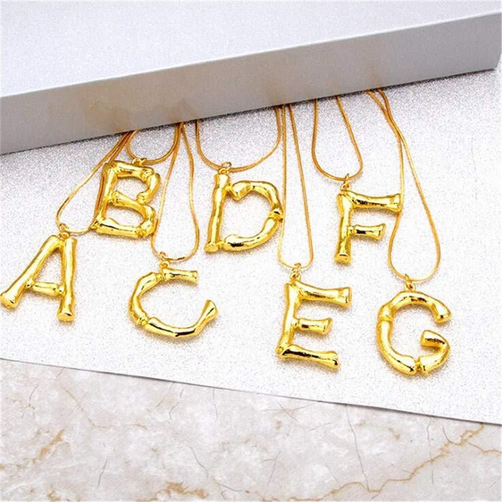 Necklace Big English Pendant Gold Chain P
