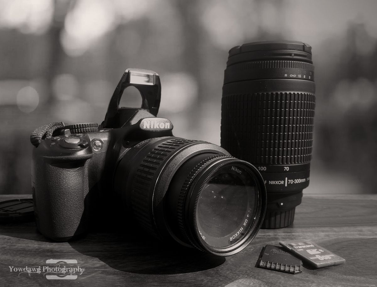 D3100 With 18-55mm & 70-300mm Lens (mobile)