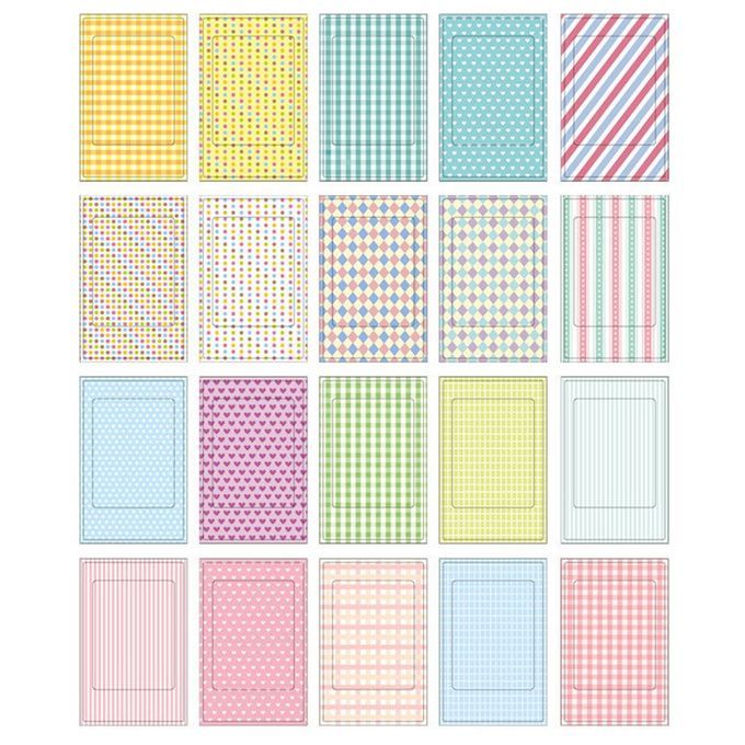 20Pcs Polaroid Films Photo Sticker For FujiFilm Instax Mini-